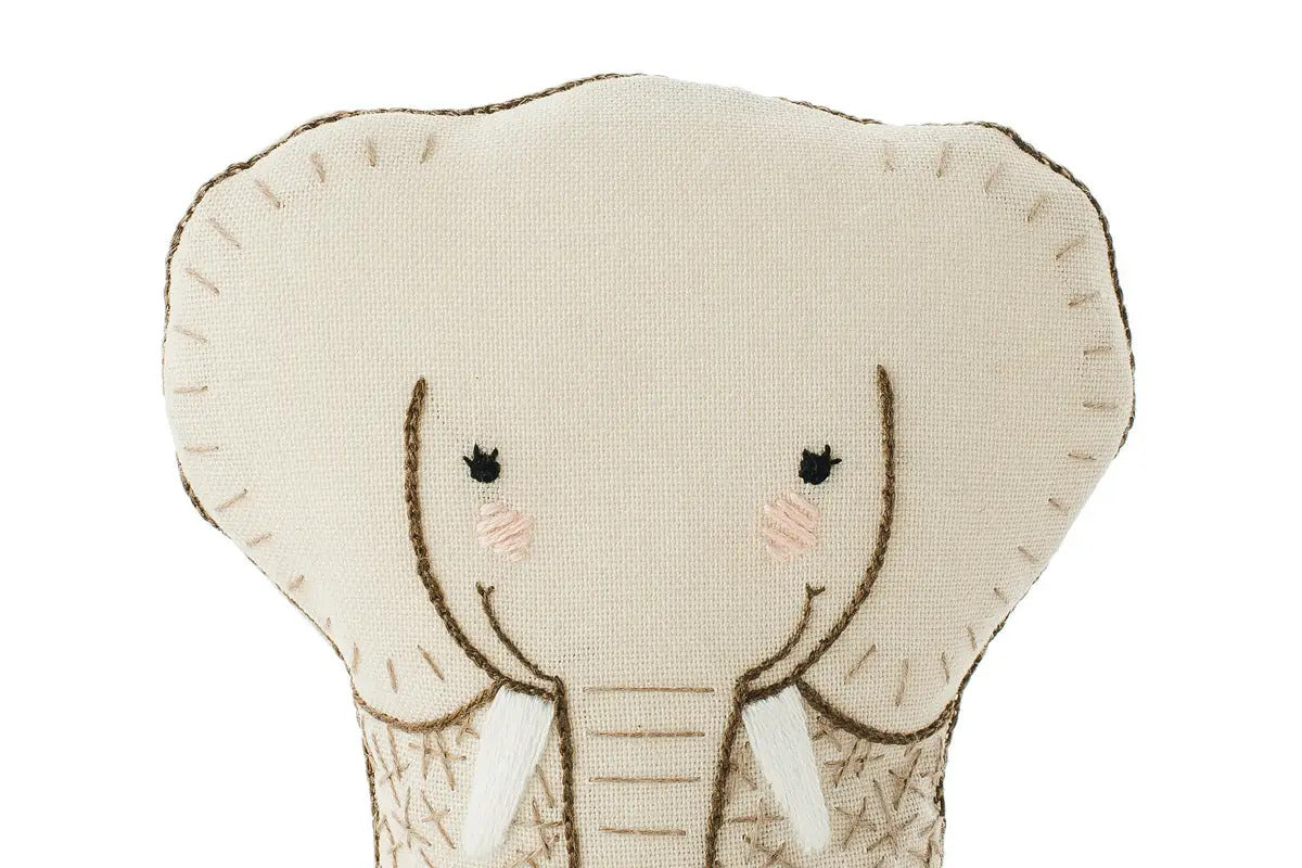 Elephant Embroidery Kit