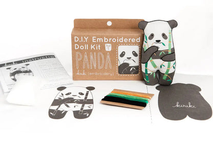 Panda Embroidery Kit