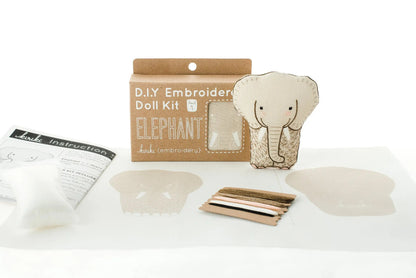 Elephant Embroidery Kit