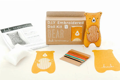 Bear Embroidery Kit