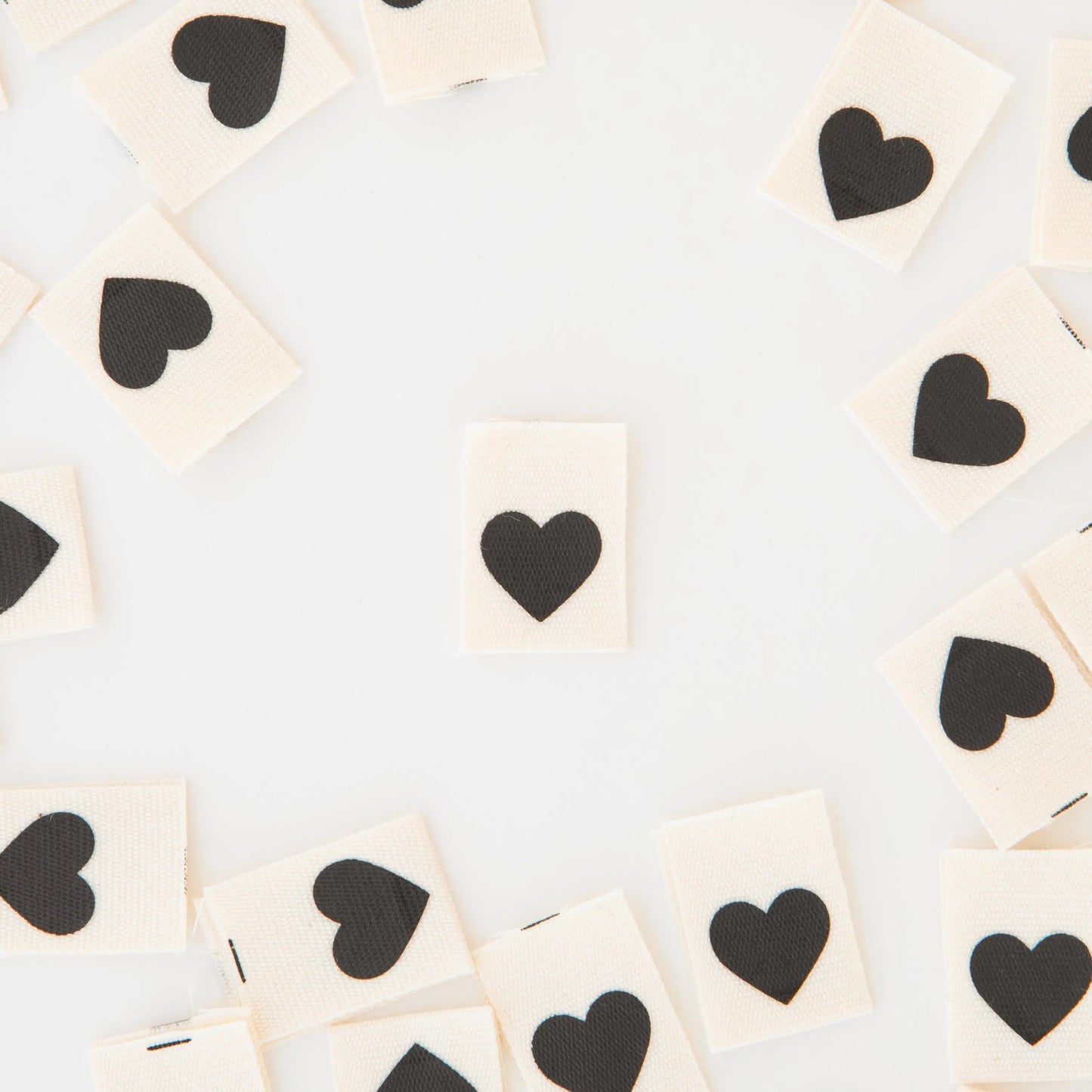 Sew In Labels | Heart