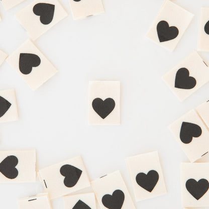 Sew In Labels | Heart