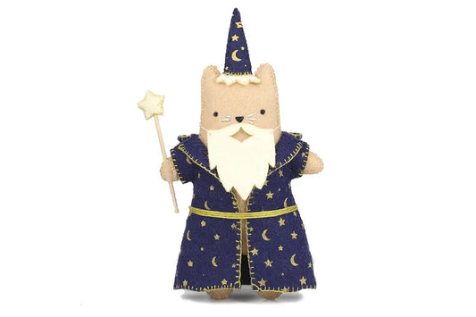 Wizard Cat Felt Doll Kit