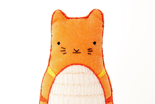 Tabby Cat Embroidery Kit