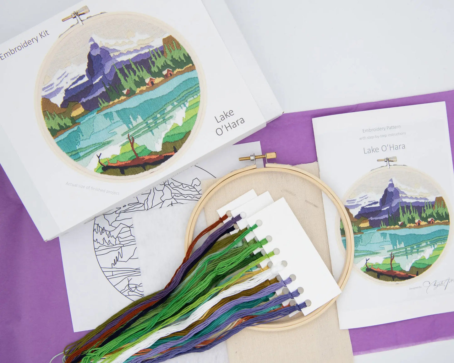 Lake O'Hara Embroidery Kit