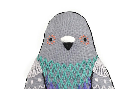 Pigeon Embroidery Kit