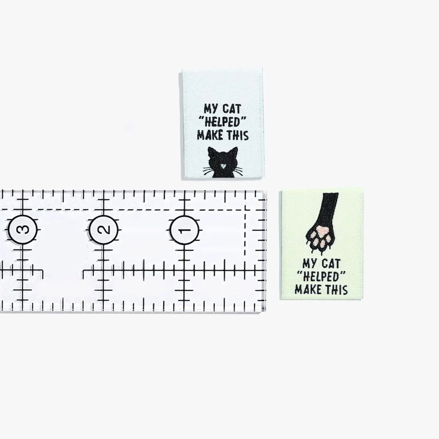 Sew In Labels | My Cat "Helped" Make This