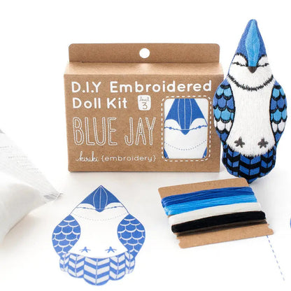 Blue Jay Embroidery Kit