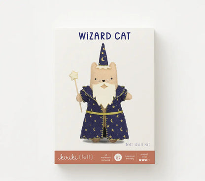 Wizard Cat Felt Doll Kit