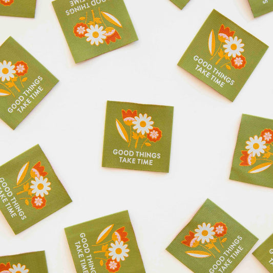 Sew In Labels | Good Things Take Time