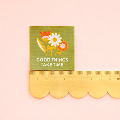 Sew In Labels | Good Things Take Time