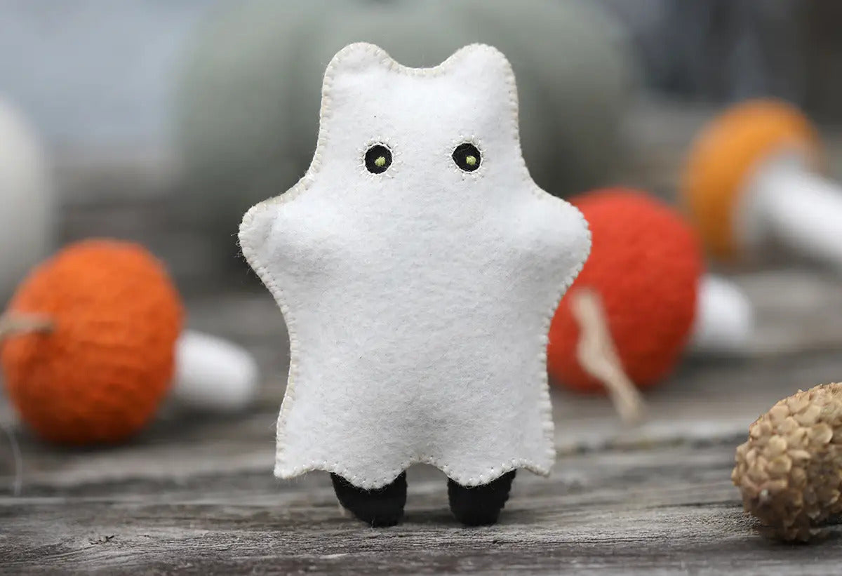 Ghost Cat Felt Doll Kit