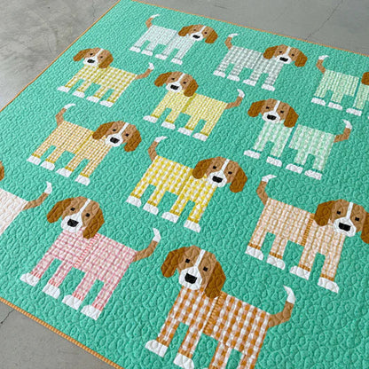 Pups in Pajamas Quilt Pattern