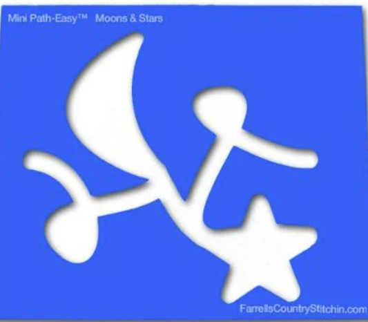 Gabarit de matelassage domestique facile Path | Mini Lune et étoiles