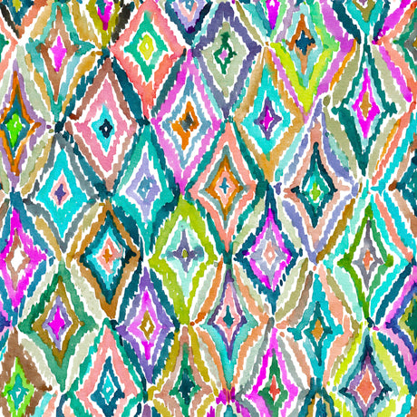 In the Groove - Ikat POS Fabric - Trapunto