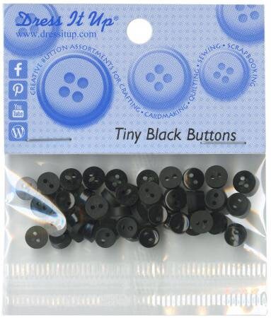 Tiny Black Buttons