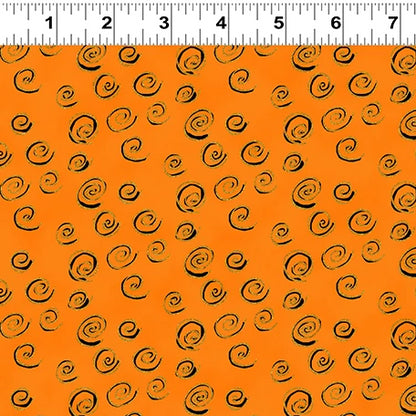 Feline Frolic - Spirals POS Fabric - Trapunto